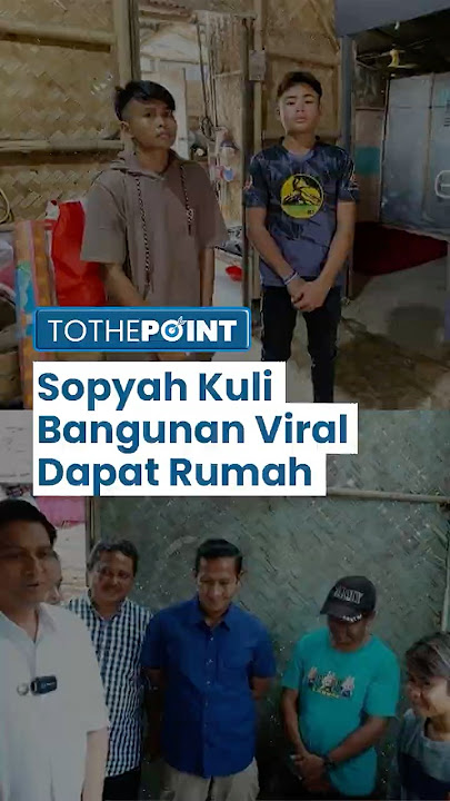 Sopyah Pekerja Kuli Bangunan yang Viral, Kini Dapat Hadiah Rumah dan Pekerjaan dari Bupati Indramayu