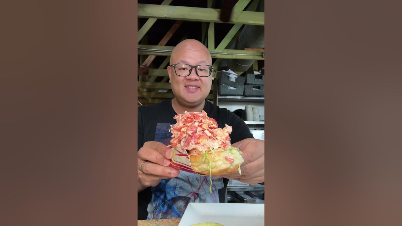 Massive lobster roll at joe fish in north andover massachusetts youtube
