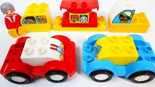 Learn to Build 4 Simple Duplo Toy Cars and Trucks