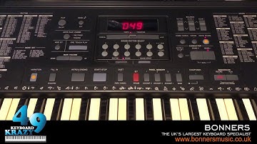 Technics SX-KN500 Keyboard - 3 Demonstration Songs