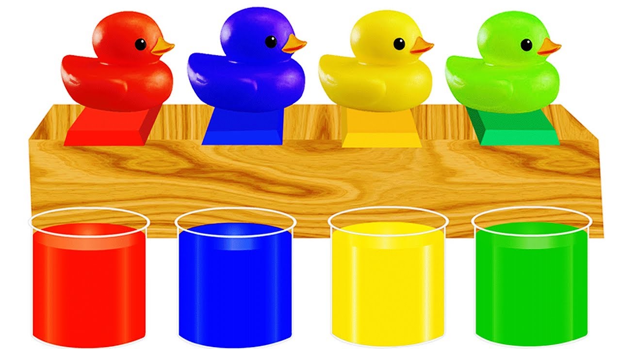 Rubber Ducks Teaching Colors - Learning Basic Colours Video for Kids -  video Dailymotion