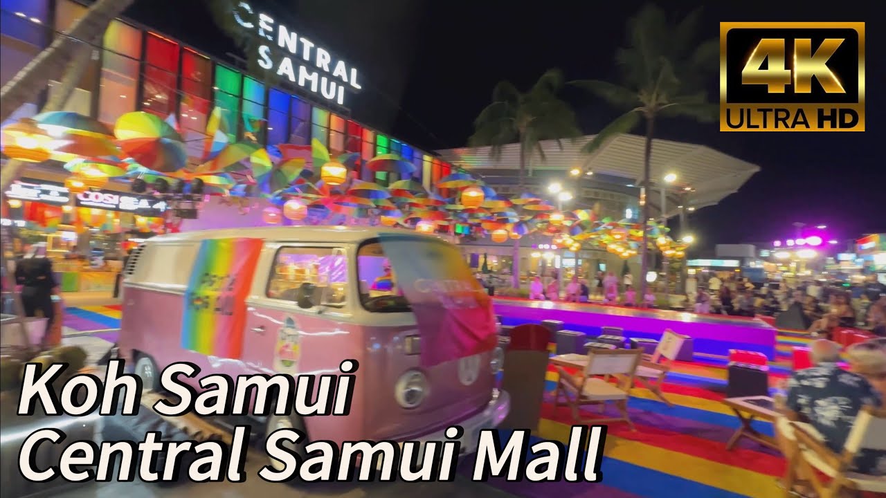 4K Central Samui Shopping Mall - Full Walking Tour - Koh Samui 2025 🇹🇭