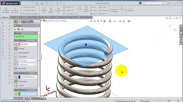 SolidWorks ʬ Tutorial #187car  Rocker arm backing spring