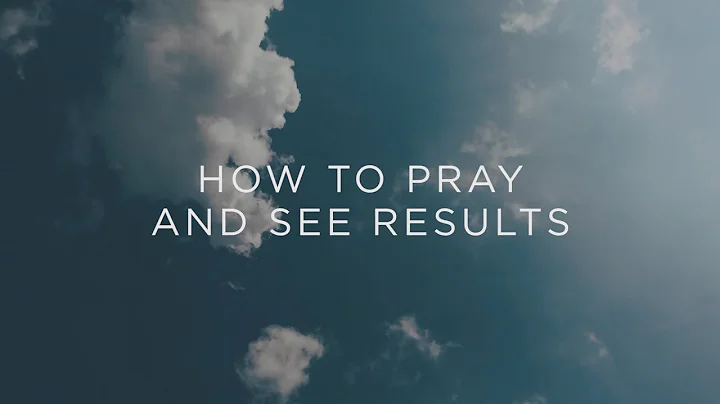 How To Pray And See Results Trailer | Joseph Prince