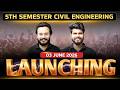 🔥Launching | 5th Semester Civil Engineering | @gtechpoly