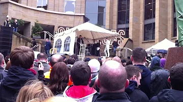 Glasvegas perform 'It's My Own Cheating Heart' live on the steps at buchanan in Glasgow