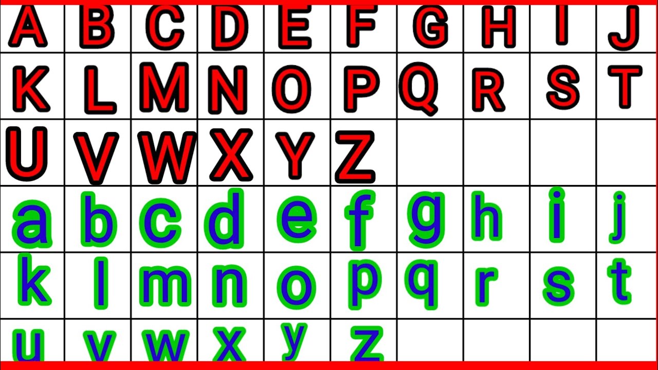 Learn Capital and Small Letters| Easily Capital & Small Letters| Simple ...