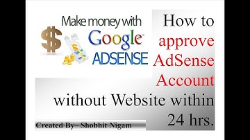 How to create AdSense Account with Youtube (without website) in 10 minute