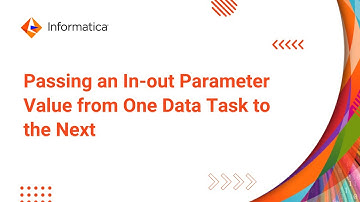 Passing an In-out Parameter Value from One Data Task to the Next in a Taskflow