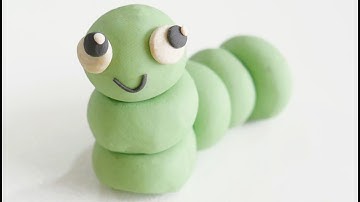 ✅ Cómo hacer un gusano de plastilina fácil y rápido | Tutorial paso a paso