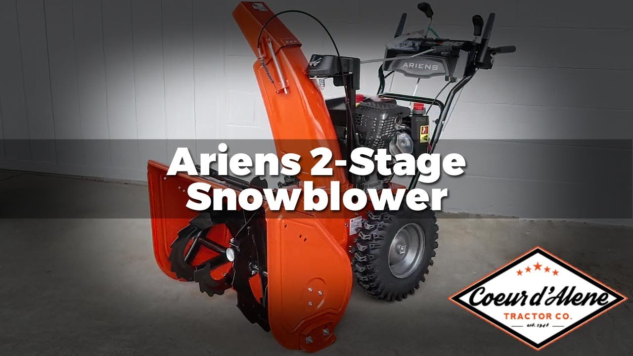 Ariens 2Stage Snow Blower YouTube
