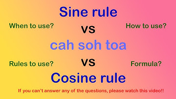 Sine rule | Cosine rule | Area of triangle | IGCSE Maths