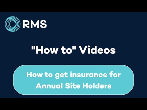 Insurance cover for annual site holders using the RMS Cover in the RMS cloud