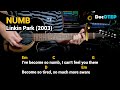 Numb - Linkin Park (2003) Easy Guitar Chords Tutorial with Lyrics