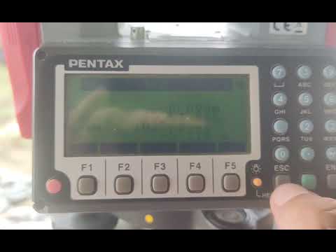 Pentax Total station function Tips #survey (1) Point to line (2)REM (3) RDM