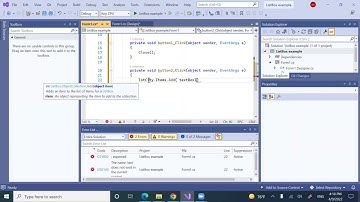 List Box in C# Form application