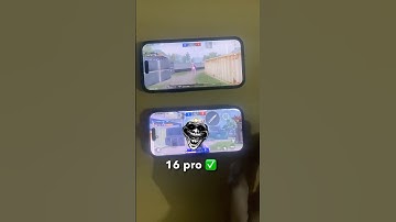 Iphone 14 pro max vs iphone 16 pro  bgmi test #pubgmobile