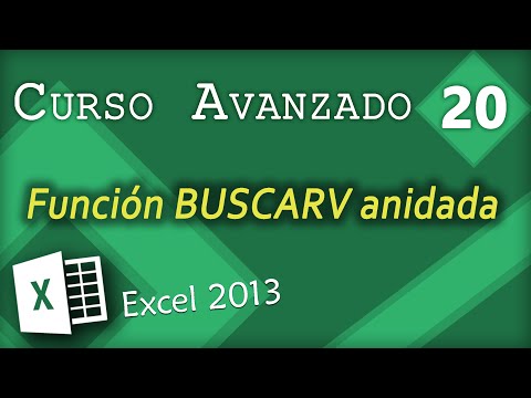 Función BUSCARV anidada | Excel 2013 Curso Avanzado #20