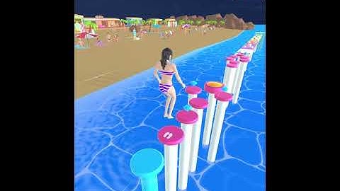 Hopscotch Run | Level 33 | New Update 🔥 | #shorts #games all levels