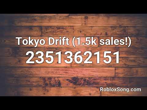 tokyo drift roblox music code