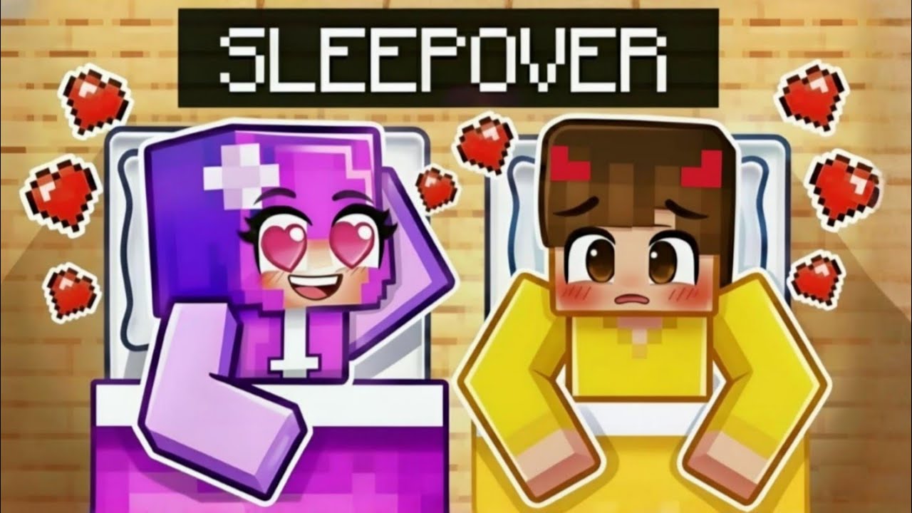 SETO & JENNIE SLEEP OVER Di Minecraft