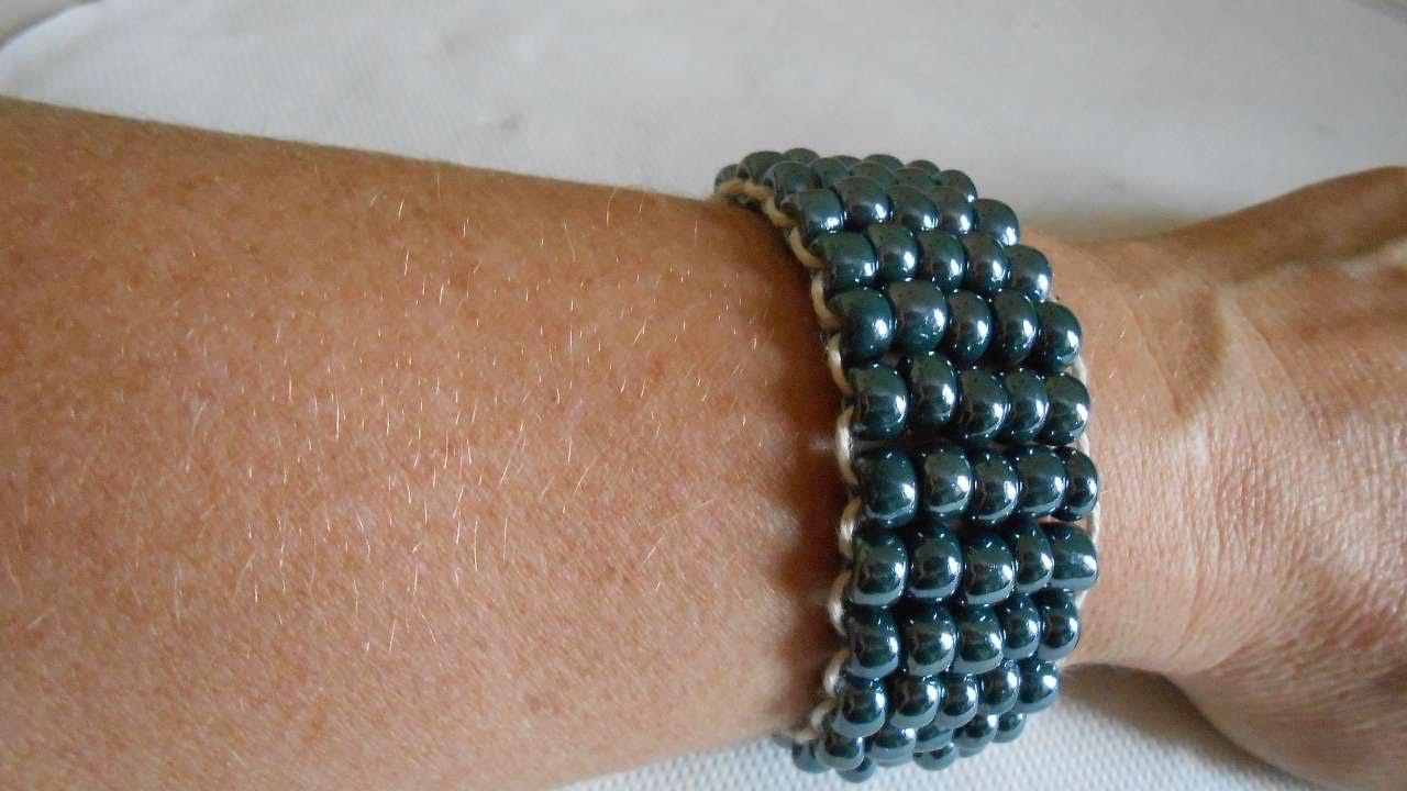 How To Create A Metal Beaded Bracelet DIY Style Tutorial