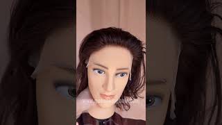 Russian hair custom made topper #hairtutorials #hairstyle #russianhair #slavichair #wigs #wigmaker