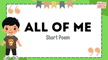 All Of Me || Short Poem || Recitation