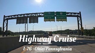 Highway Cruise - Driving I-76 East/ 79 South