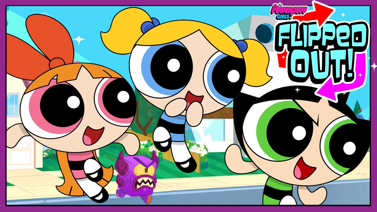The Powerpuff Girls Flipped Out Match 3 Puzzle Fighting Action Game Youtube