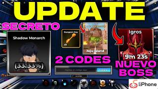 🚨UPDATE 2 ANIME FIGHTING SIMULATOR CODES ROBLOX (DUNGEON) SUNG JIN WOO