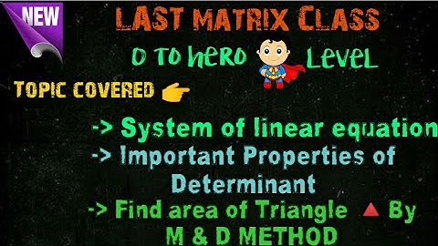 Last Matrix class || IPU, DTU, UPLEET, PULEET, SLIET,Haryana Leet || online YT leet classes