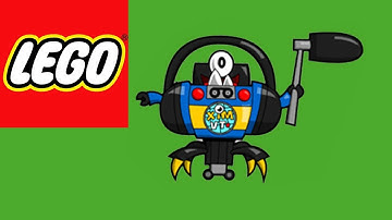 How to Build LEGO Mixels Myke  - series 9  - Stop Motion Build | Bricks and Clay Play