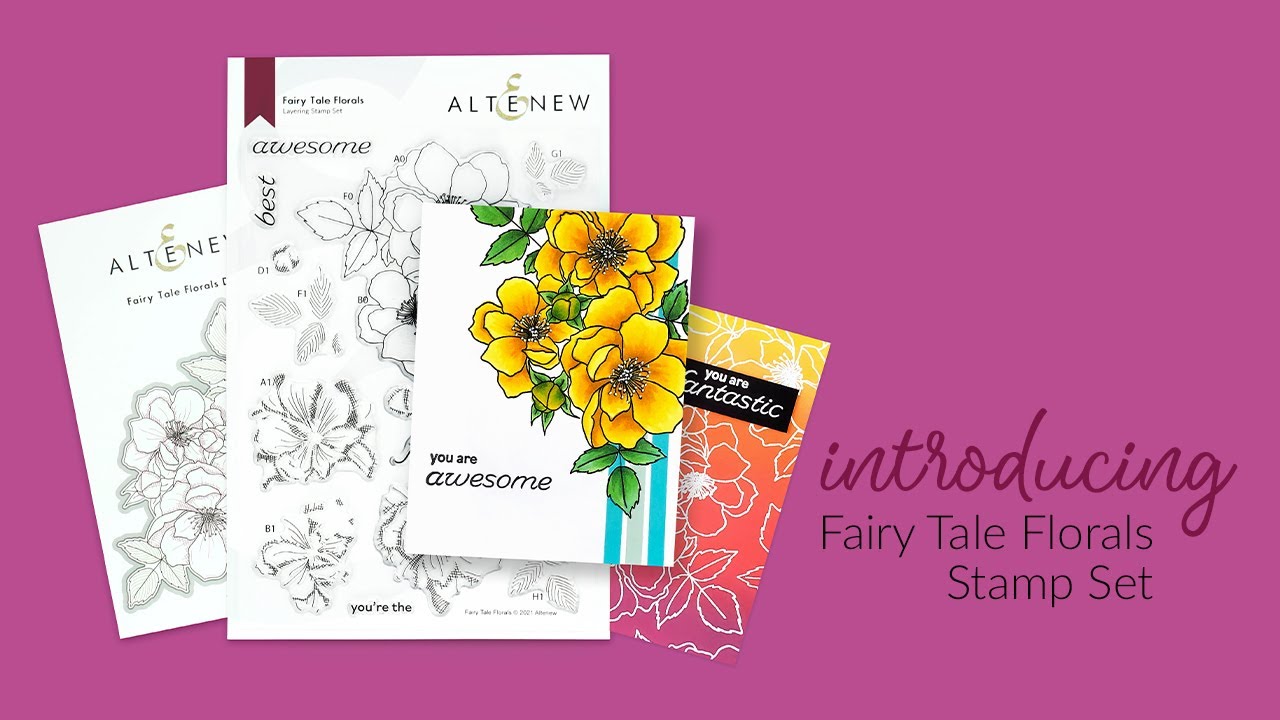 Altenew Fairy Tale Florals -leimasinsetti