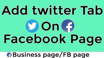 how to add twitter tab on Facebook page 2021 | link twitter tab with FB page 2021 | F HOQUE |