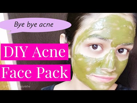 DIY Acne Face Mask | Home Remedy For Acne| How To Get Rid Of Acne Overnight
