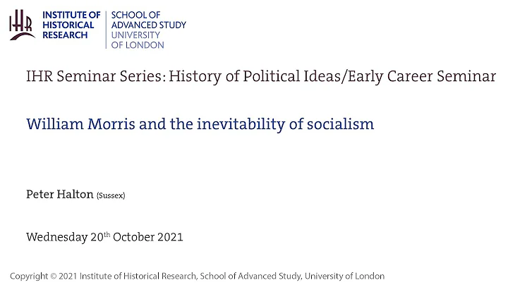 IHR History of Political Ideas/Early Career Semina...