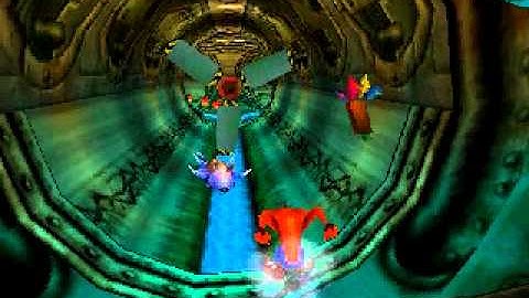 Crash Bandicoot 2 - PS1 - Walkthrough Part 11 The Eel Deal