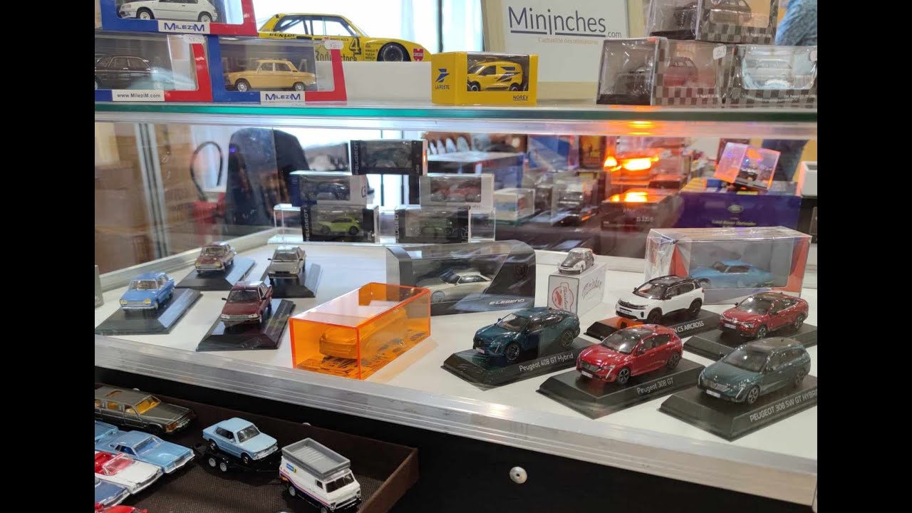 Des miniatures Peugeot : visite de la seconde bourse aux miniatures de L'Aventure Peugeot !