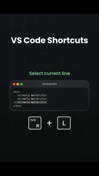Vs code Shortcut. #video #viralvideo #shorts #best #new#tutorial # ...