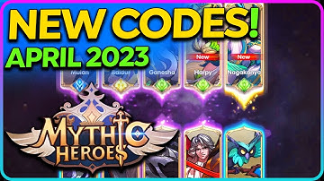Mythic Heroes Gift Code 2023 Diamond Rewards