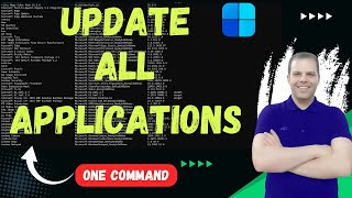 How To Upgrade All Applications On Windows 11 By One Command | Winget upgrade --all command