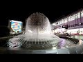 国内でも珍しい大型ﾋﾟｰｺｯｸ型噴水『ふれあいの泉』(4) / 岡山駅前広場