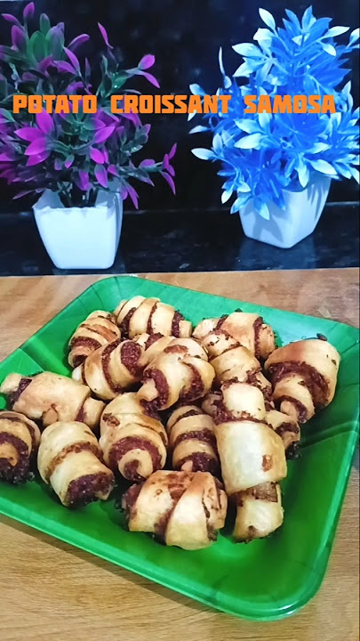 potato croissant samosa recipe #shorts #recipe #viral #snacks
