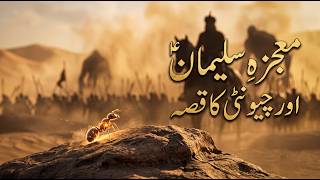 The Miracle of Prophet Suleiman and the Ant | Quranic Stories