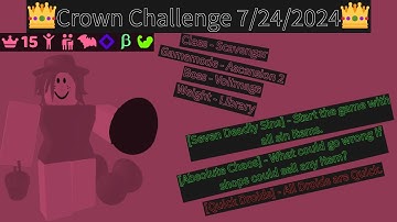 Crown Challenge 7/25/2024 - Randomly Generated Droids