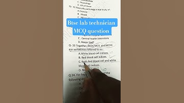 BTSC lab technician MCQ question #aiimscre #kgmu#dsssb#lab technologist #easytolabtech