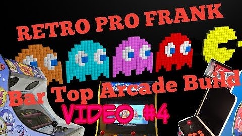 MAME bartop arcade machine build - PART 4 - LED BUTTONS AND JOYSTICK - RETRO PRO FRANK