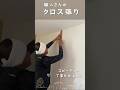 【新築】平屋の現場/職人さんのクロス張り/スピーディー丁寧な作業 #現場 #技術動画 #やり方 #マイホーム #技術紹介 #仕上げ #職人 #テク #shorts #short #クロス #職人技
