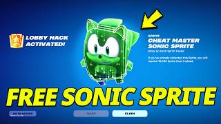 How to EASILY Get SONIC SPRITE Cheat Master & Cheat Master Tails Sprite in Fortnite Season 4 Admin